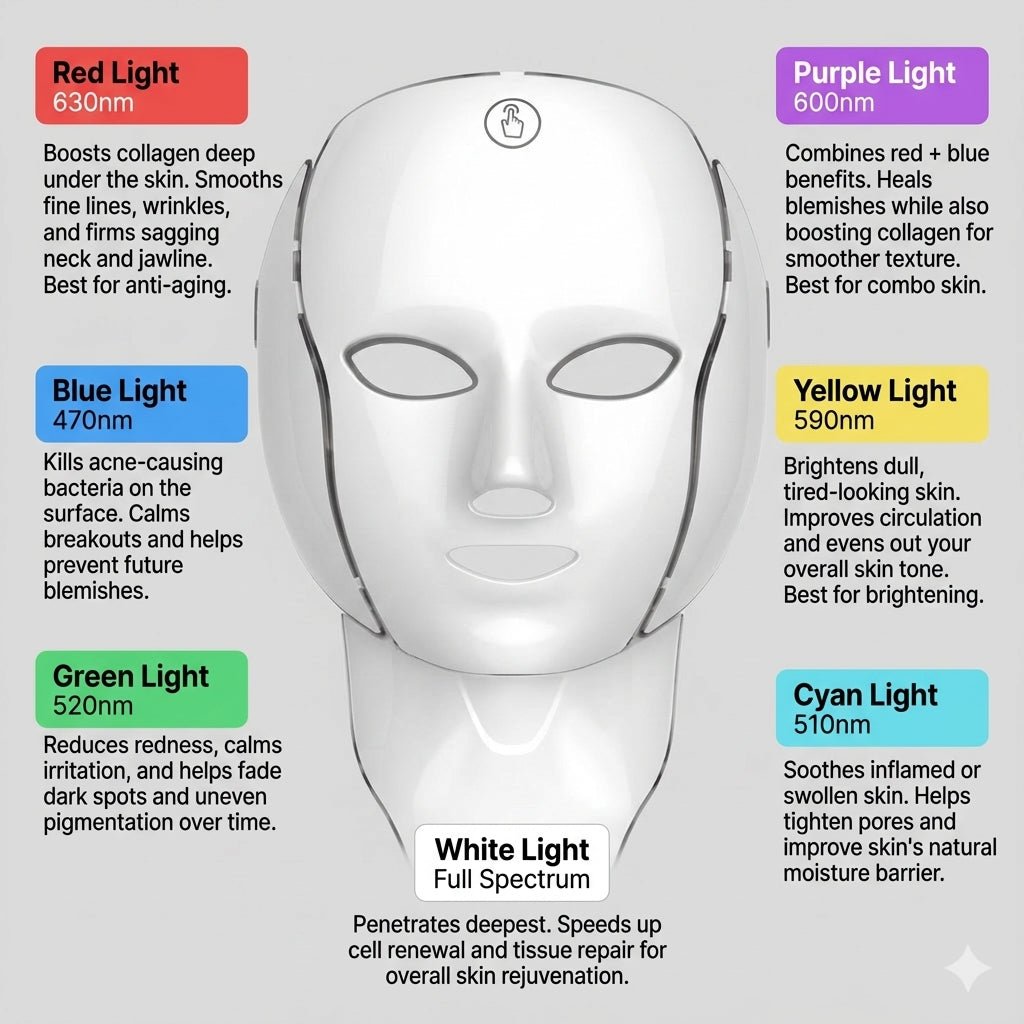 GlowPro™ Anti-Aging Cellular Light Therapy Mask - VerdaVital
