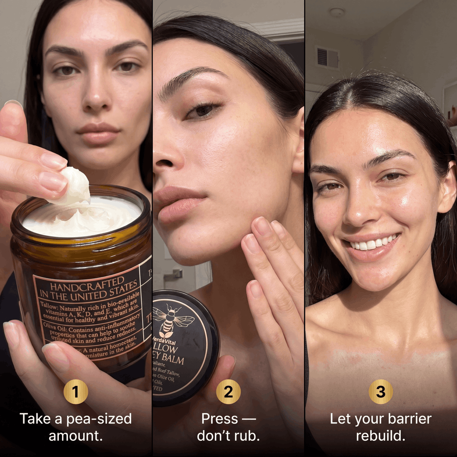How to apply tallow balm